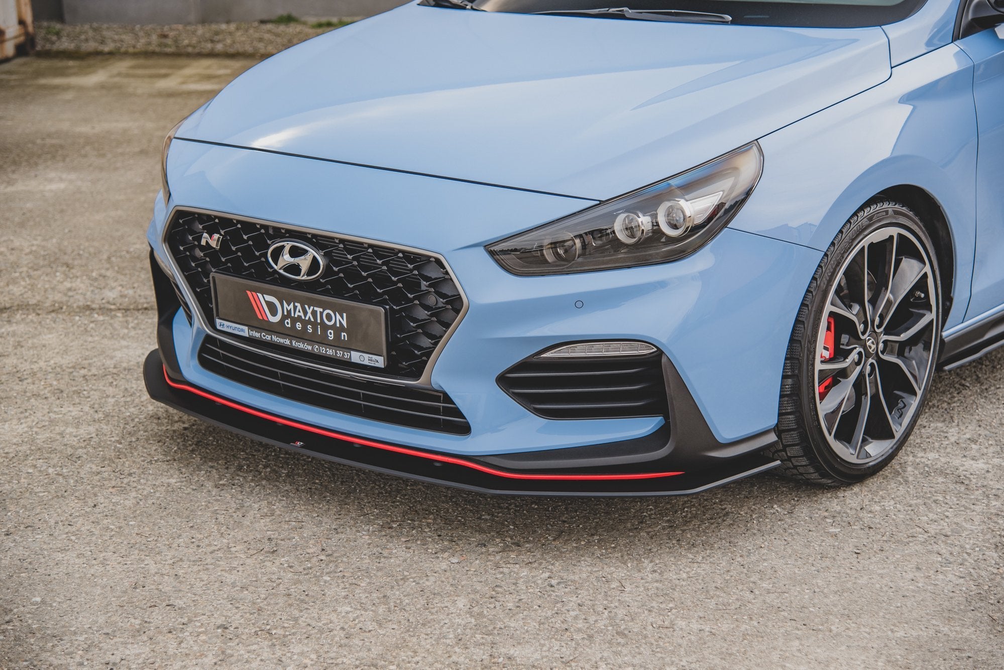 Racing Durability Front Splitter Hyundai I30 N Mk3 Hatchback / Fastback