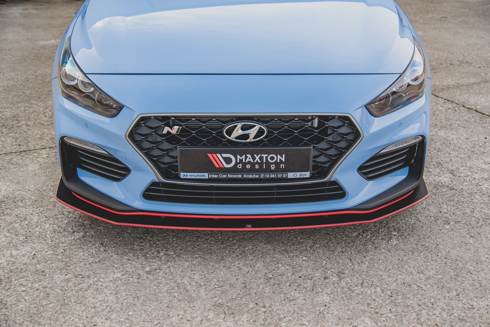 Racing Durability Front Splitter Hyundai I30 N Mk3 Hatchback / Fastback