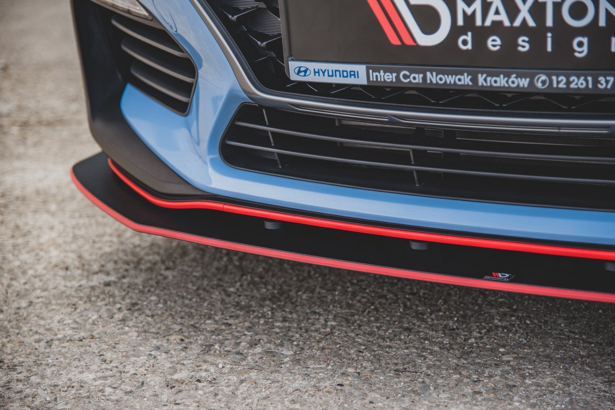 Racing Durability Front Splitter Hyundai I30 N Mk3 Hatchback / Fastback