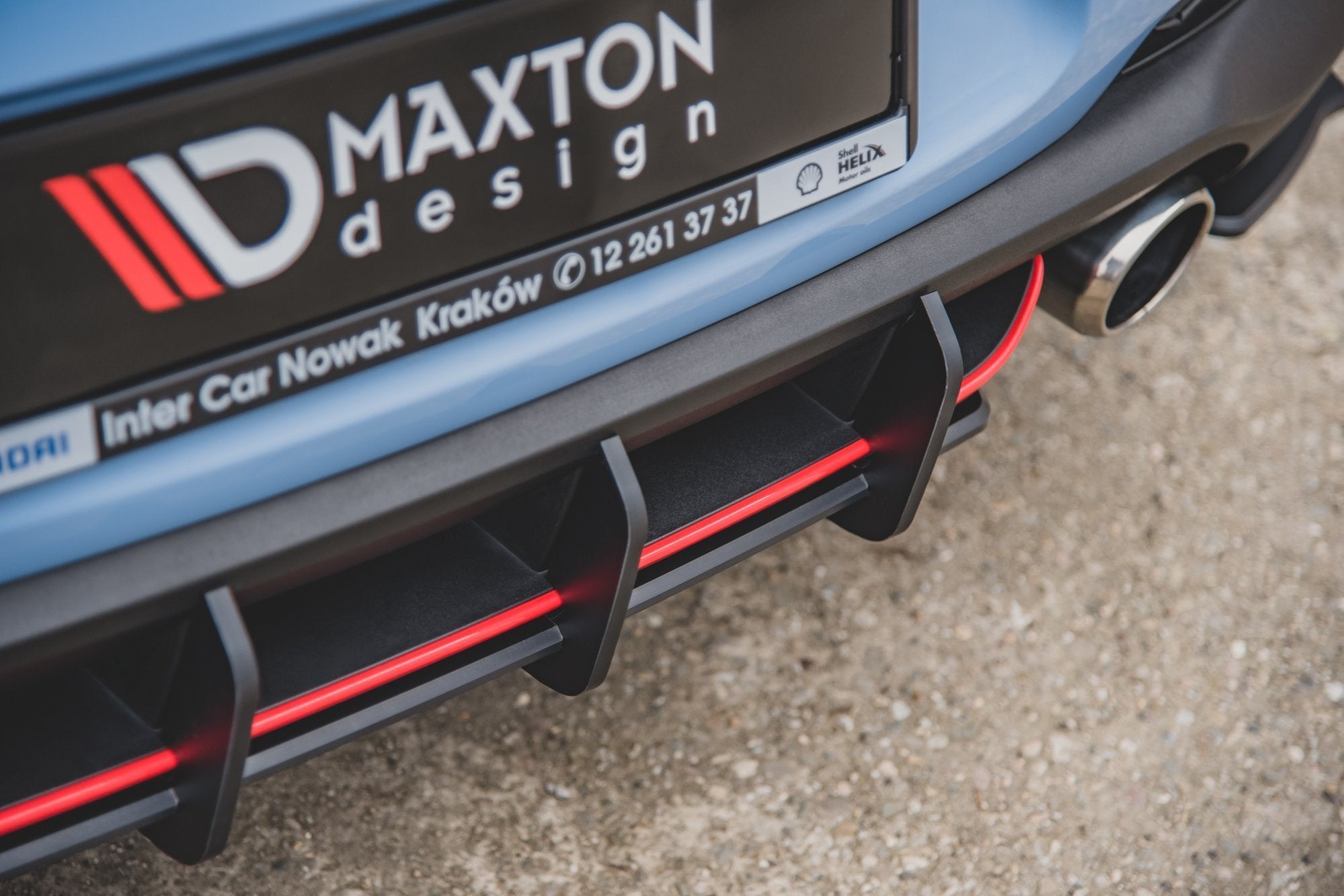 Racing Durability Rear Diffuser V.1 Hyundai I30 N Mk3 Hatchback