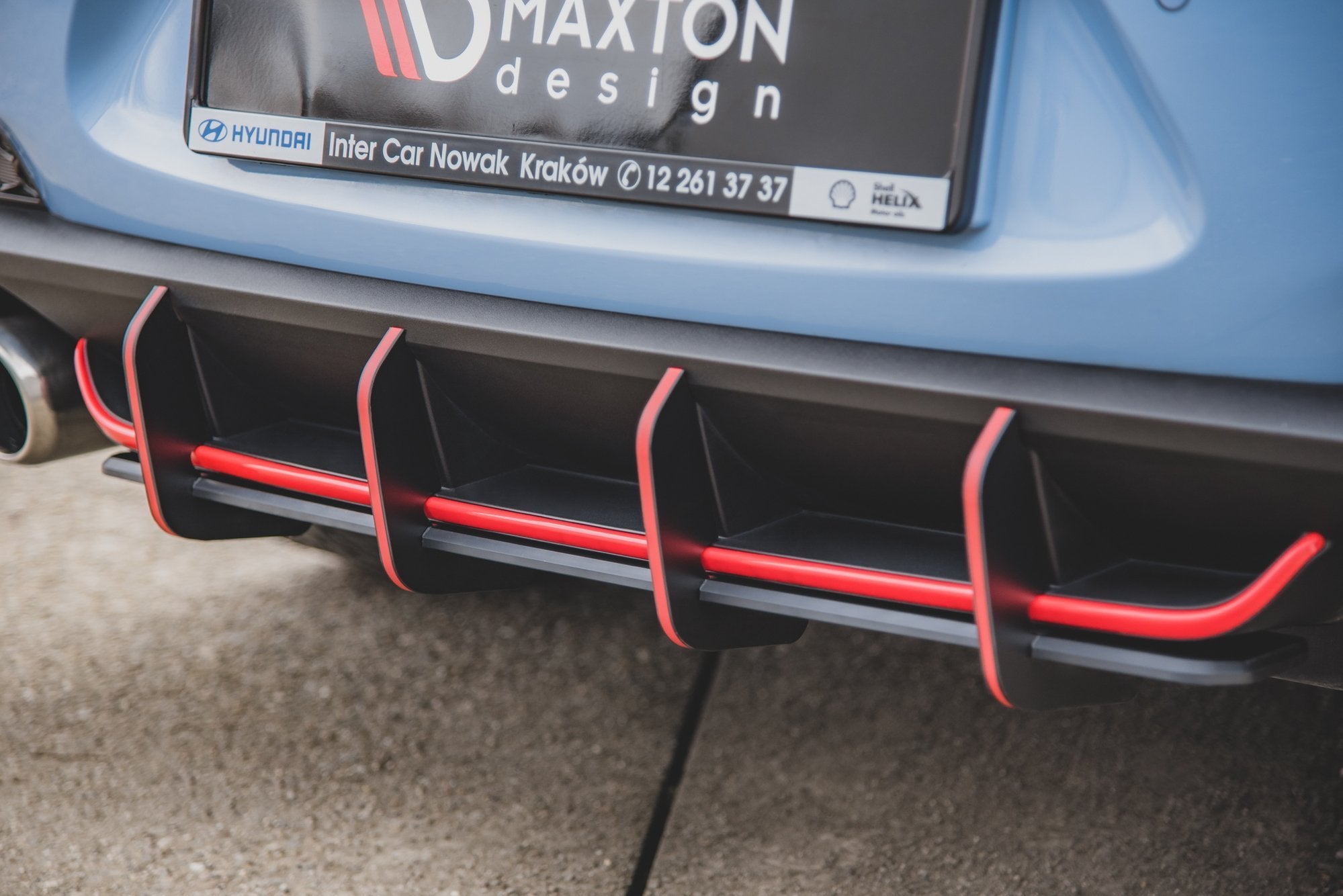 Racing Durability Rear Diffuser V.1 Hyundai I30 N Mk3 Hatchback