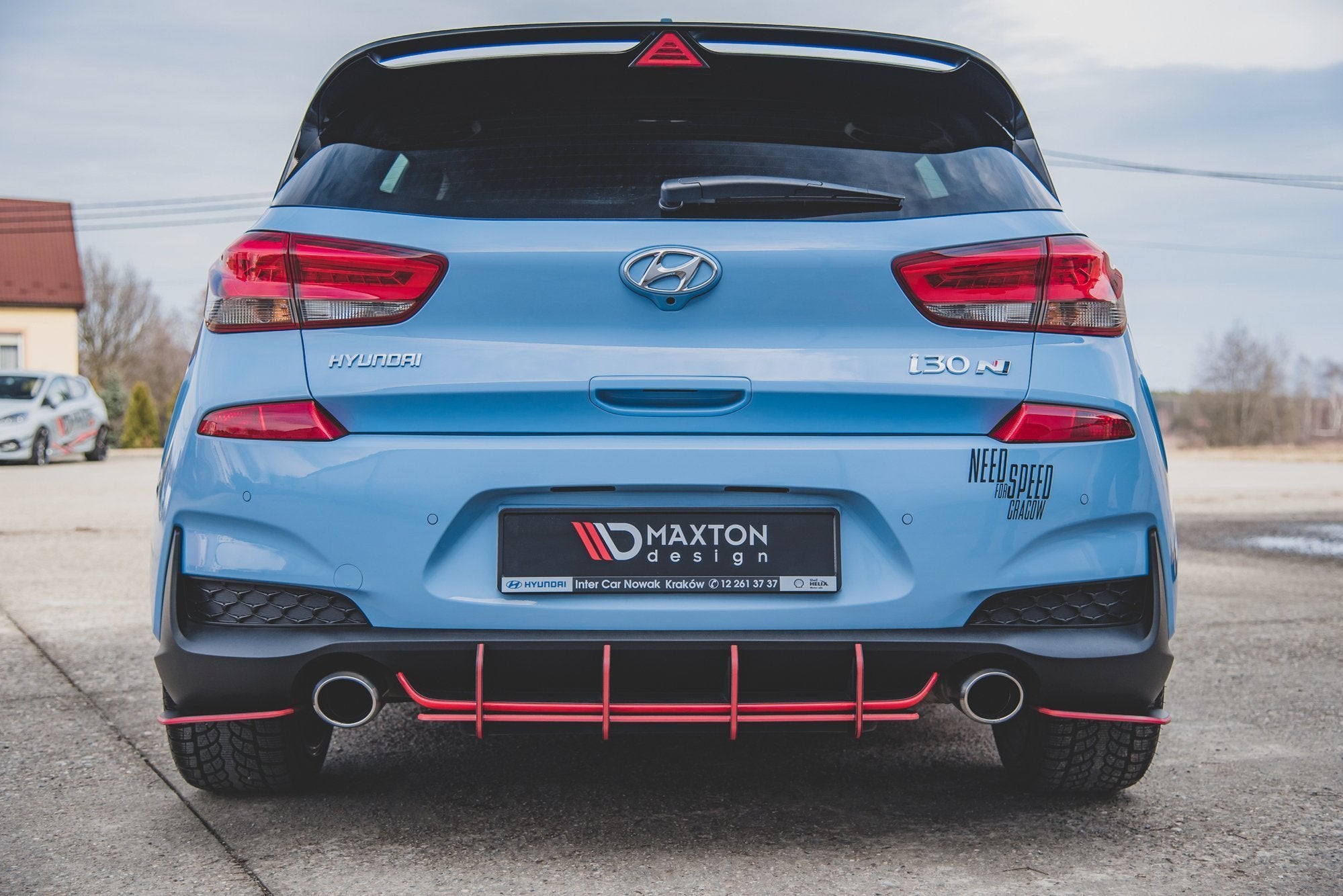 Racing Durability Rear Diffuser V.1 Hyundai I30 N Mk3 Hatchback