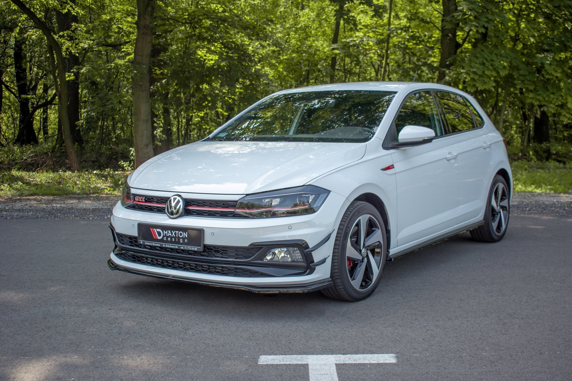 FRONT SPLITTER V.2 VW POLO MK6 GTI