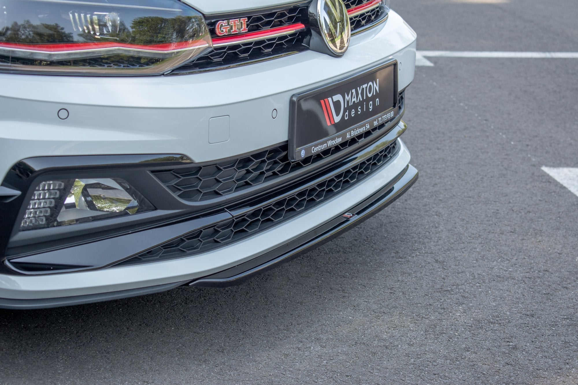 Front Splitter V.4 Volkswagen Polo GTI / R-line Mk6