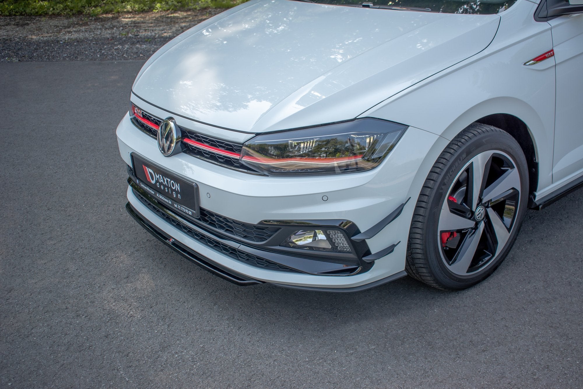 Front Splitter V.4 Volkswagen Polo GTI / R-line Mk6