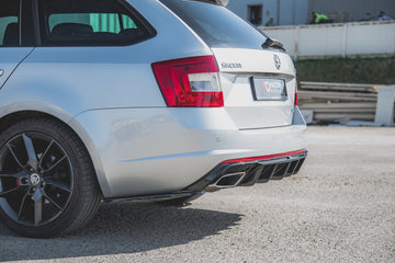 Rear Side Splitters V.2 Skoda Octavia RS Mk3/Mk3 FL Hatchback/Kombi - 0