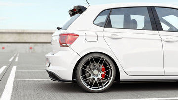 Rear Splitter (with vertical bars) Volkswagen Polo GTI / R-line Mk6 - 0
