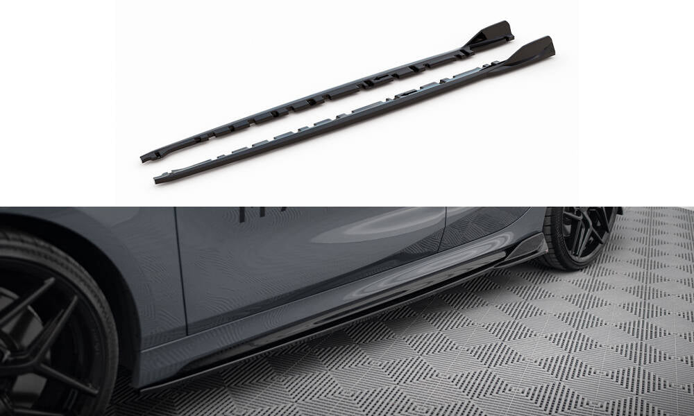 Side Skirts Diffusers V.3 for BMW 1 F40 M-Pack/ M135i 