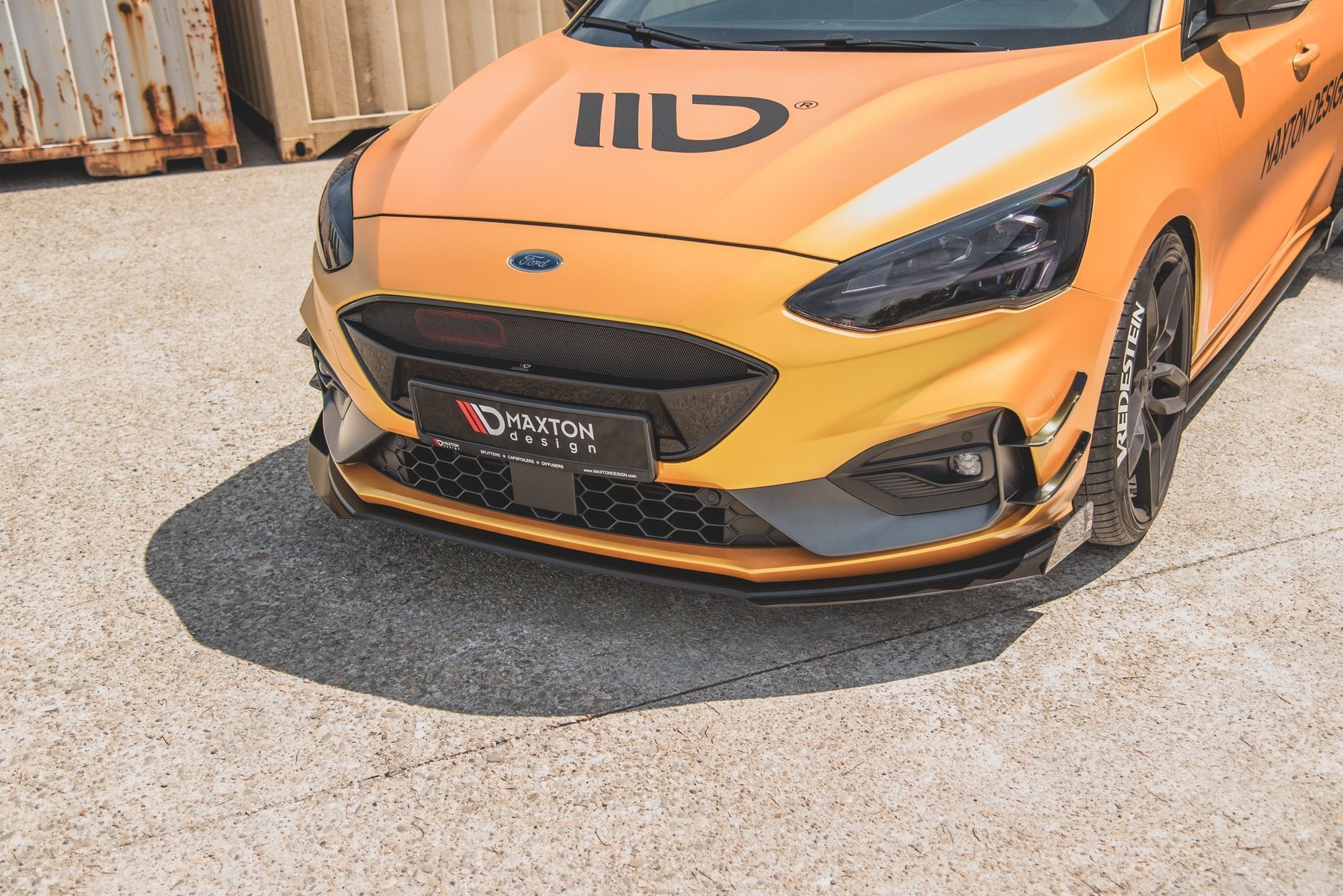 Racing Durability Front Splitter + Flaps Ford Focus ST / ST-Line Mk4