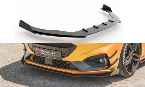 Racing Durability Front Splitter + Flaps Ford Focus ST / ST-Line Mk4