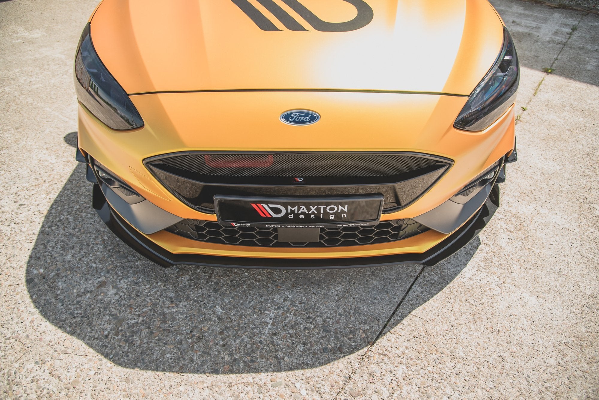 Racing Durability Front Splitter + Flaps Ford Focus ST / ST-Line Mk4