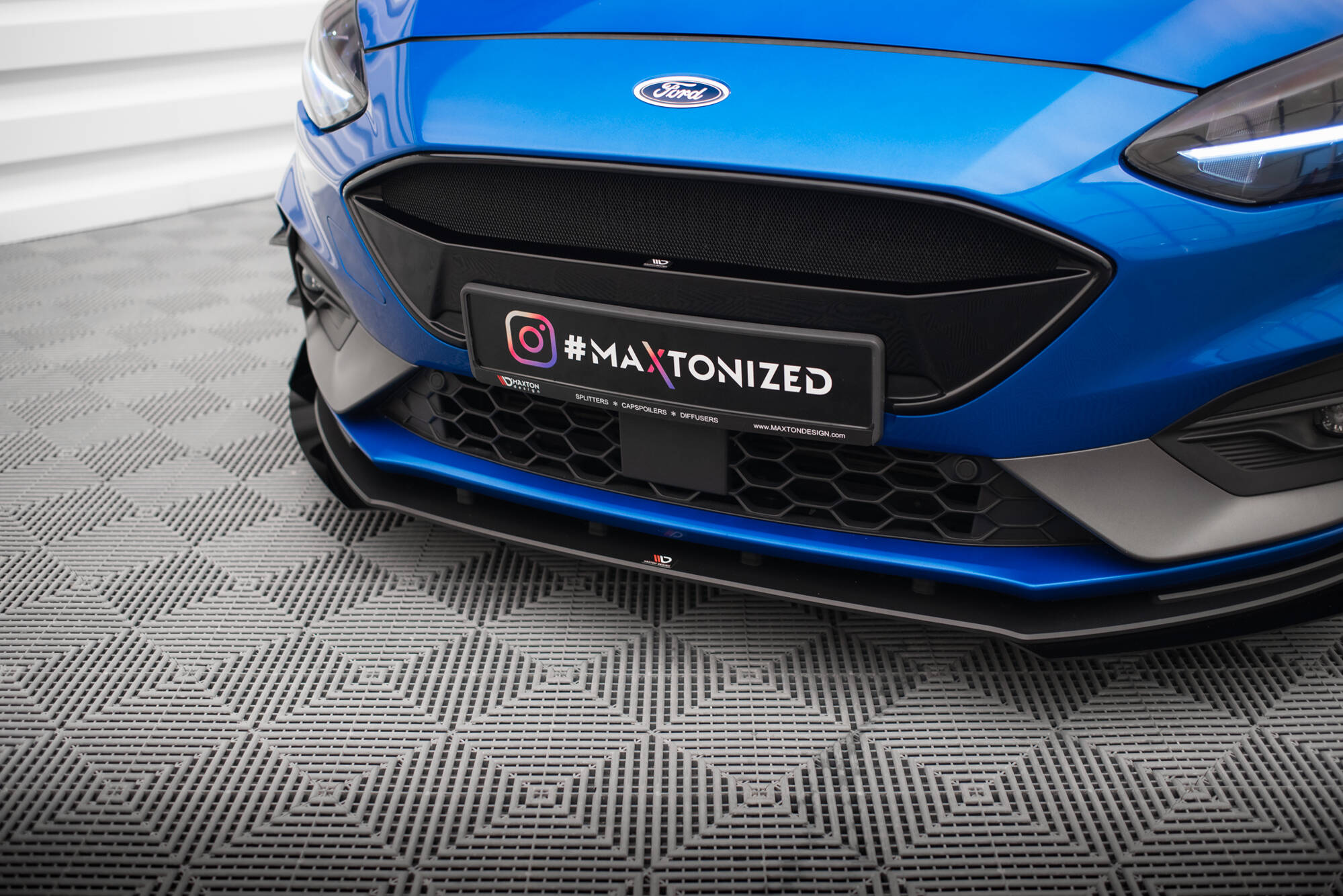 Racing Durability Front Splitter + Flaps Ford Focus ST / ST-Line Mk4