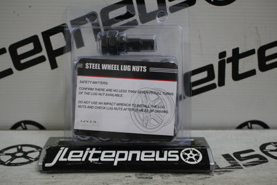 Set of SILVER LONG imbus lug nuts 12x1,5 + Key