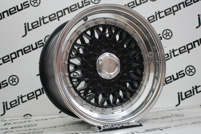 Jantes Originais Lenso BSX 15 4x100 8 ET25 - Fazemos Montagem/Envio