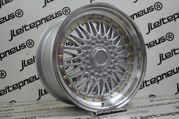 Jantes Novas Japan Racing JR9 17 4x100/108 8.5 ET20 - Fazemos Montagem/Envio