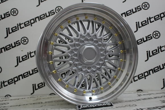 Jantes Novas Japan Racing JR9 17 4x100/108 8.5 ET20 - Fazemos Montagem/Envio