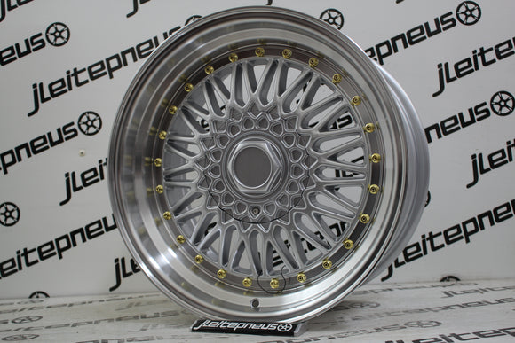 Jantes Novas Japan Racing JR9 17 4x100/108 8.5 ET20 - Fazemos Montagem/Envio