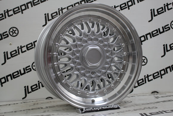 Jantes Novas Japan Racing JR9 15 4x100/108 7 ET20 - Fazemos Montagem/Envio