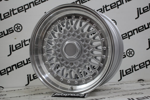 Jantes Novas Japan Racing JR9 15 4x100/108 7 ET20 - Fazemos Montagem/Envio
