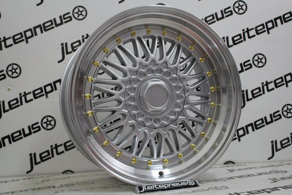 Jantes Novas Japan Racing JR9 17 4x100/108 8.5 ET20 - Fazemos Montagem/Envio