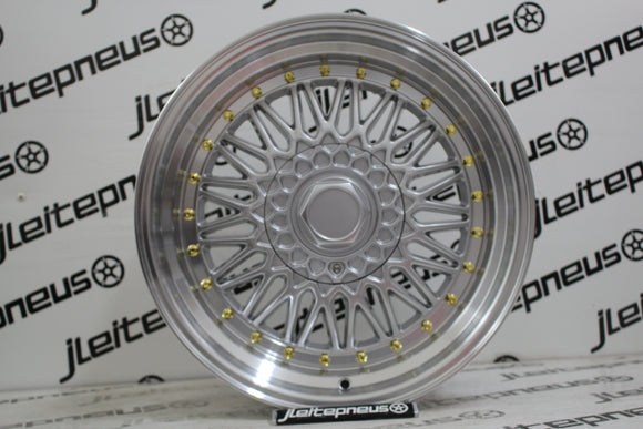 Jantes Novas Japan Racing JR9 17 4x100/108 8.5 ET20 - Fazemos Montagem/Envio