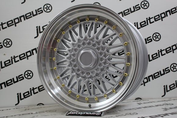 Jantes Novas Japan Racing JR9 17 4x100/108 8.5 ET20 - Fazemos Montagem/Envio