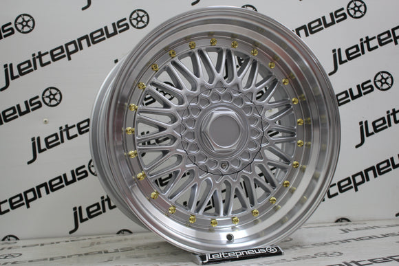 Jantes Novas Japan Racing JR9 15 4x100/108 7 ET20 - Fazemos Montagem/Envio