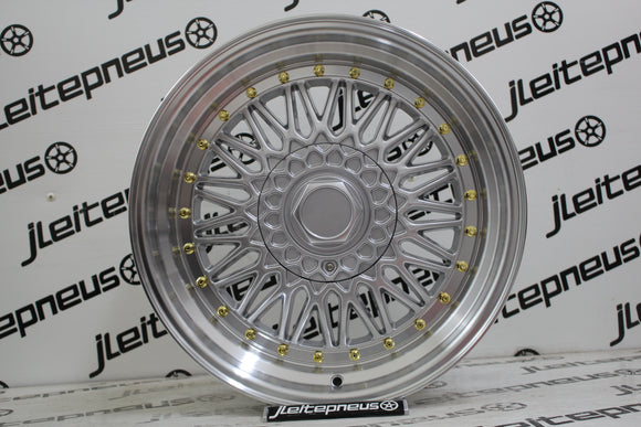Jantes Novas Japan Racing JR9 15 4x100/108 7 ET20 - Fazemos Montagem/Envio