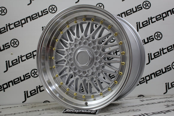 Jantes Novas Japan Racing JR9 15 4x100/108 7 ET20 - Fazemos Montagem/Envio