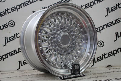 Jantes Novas Forzza Malm 15 4x100/108 8 ET20 - Fazemos Montagem/Envio