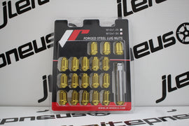 Kit Porcas Curtas Japan Racing 12x1.50 - Gold