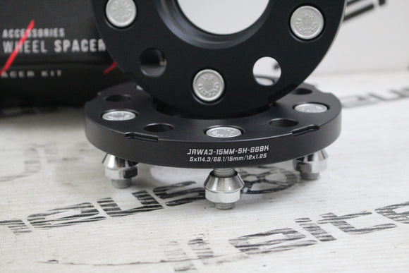 Kit Alargadores / Espaçadores Japan Racing 1.5cm 5x114.3 66.1 (12x1.25)