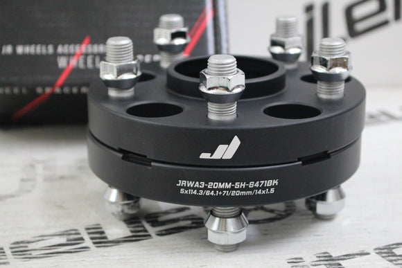 Kit Alargadores / Espaçadores Japan Racing 2.0cm 5x114.3 64.1+71 (14x1.5)