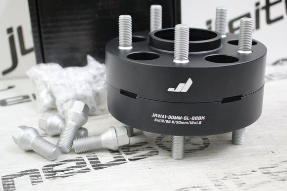 Kit Alargadores / Espaçadores Japan Racing 3.0cm 5x112 66.6 (12x1.50 - 14x1.50)