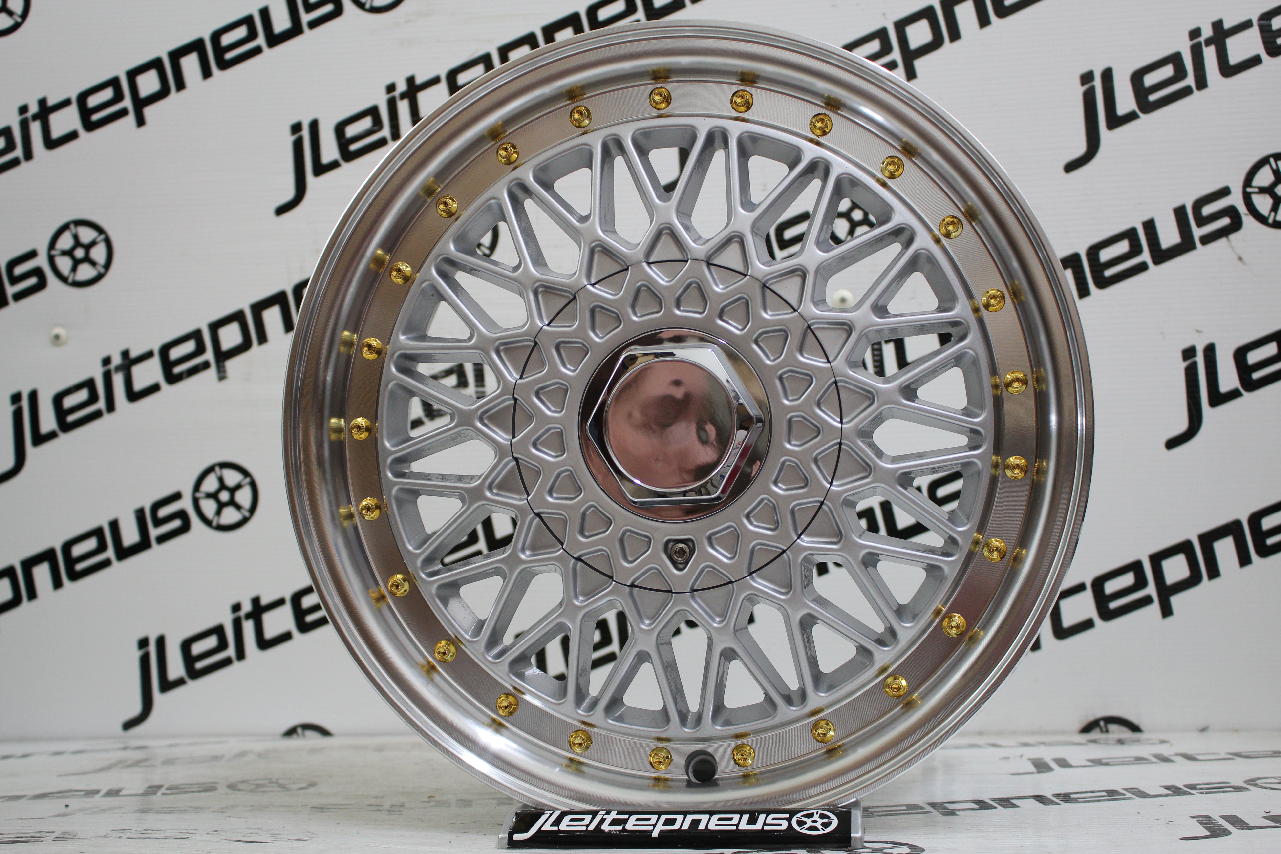 Jantes Novas Style BBS 14 4x100/114.3 5.5 ET30 - Fazemos Montagem*/ Envio**