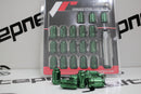 Kit Porcas Curtas Japan Racing 12x1.25 - Green-1