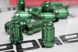 Kit Porcas Curtas Japan Racing 12x1.25 - Green - 0