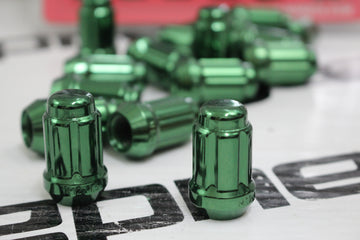 Kit Porcas Curtas Japan Racing JN2 12x1.25 - Green - 0