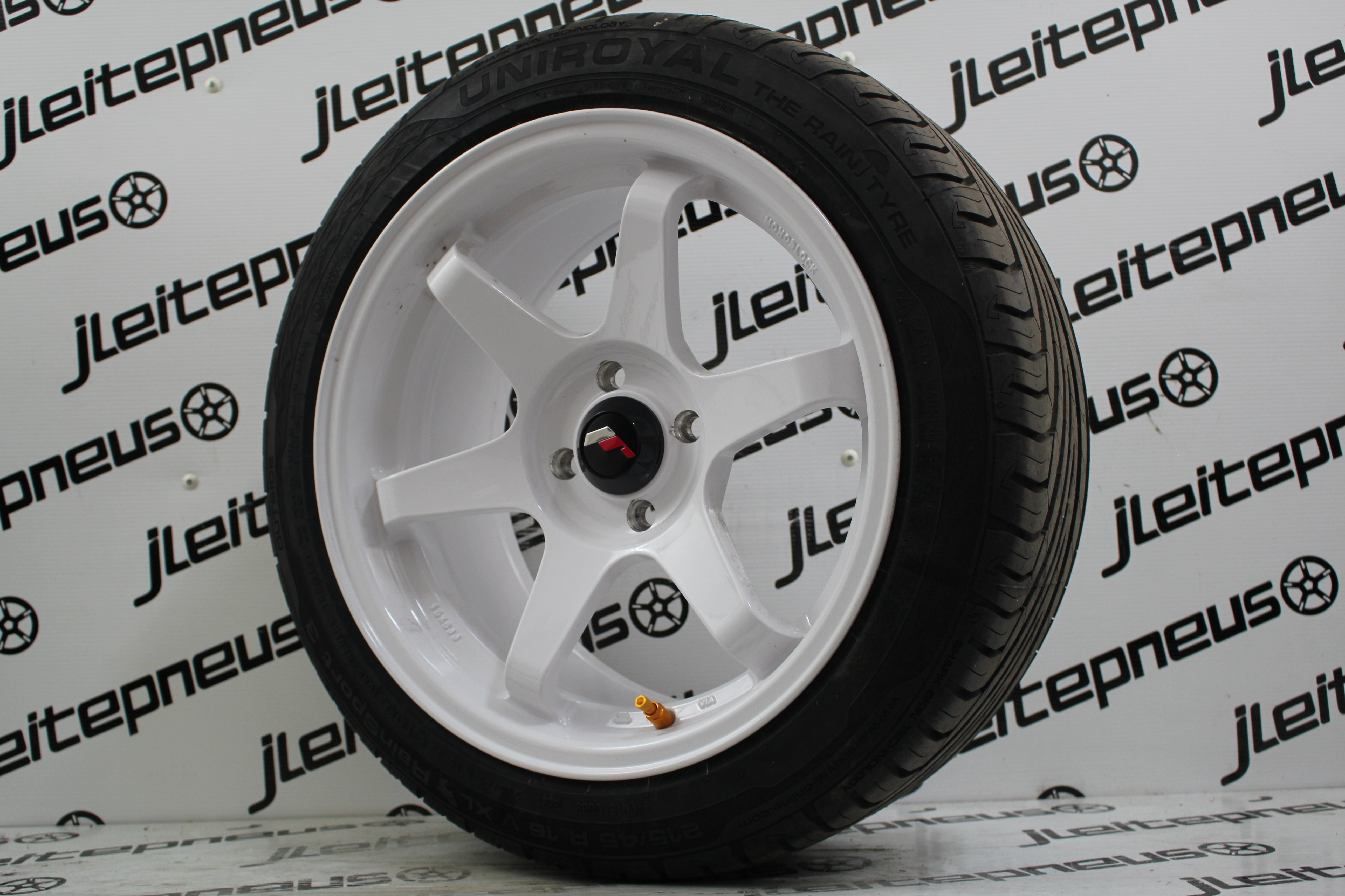 Jantes Originais JR Wheels JR3 16 4X100 8 ET25 + Pneus Uniroyal 215/45R16 - Oferta de Montagem/ Envio