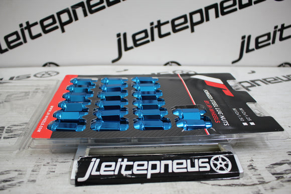 Kit Porcas Compridas Japan Racing 12x1.50 - Blue