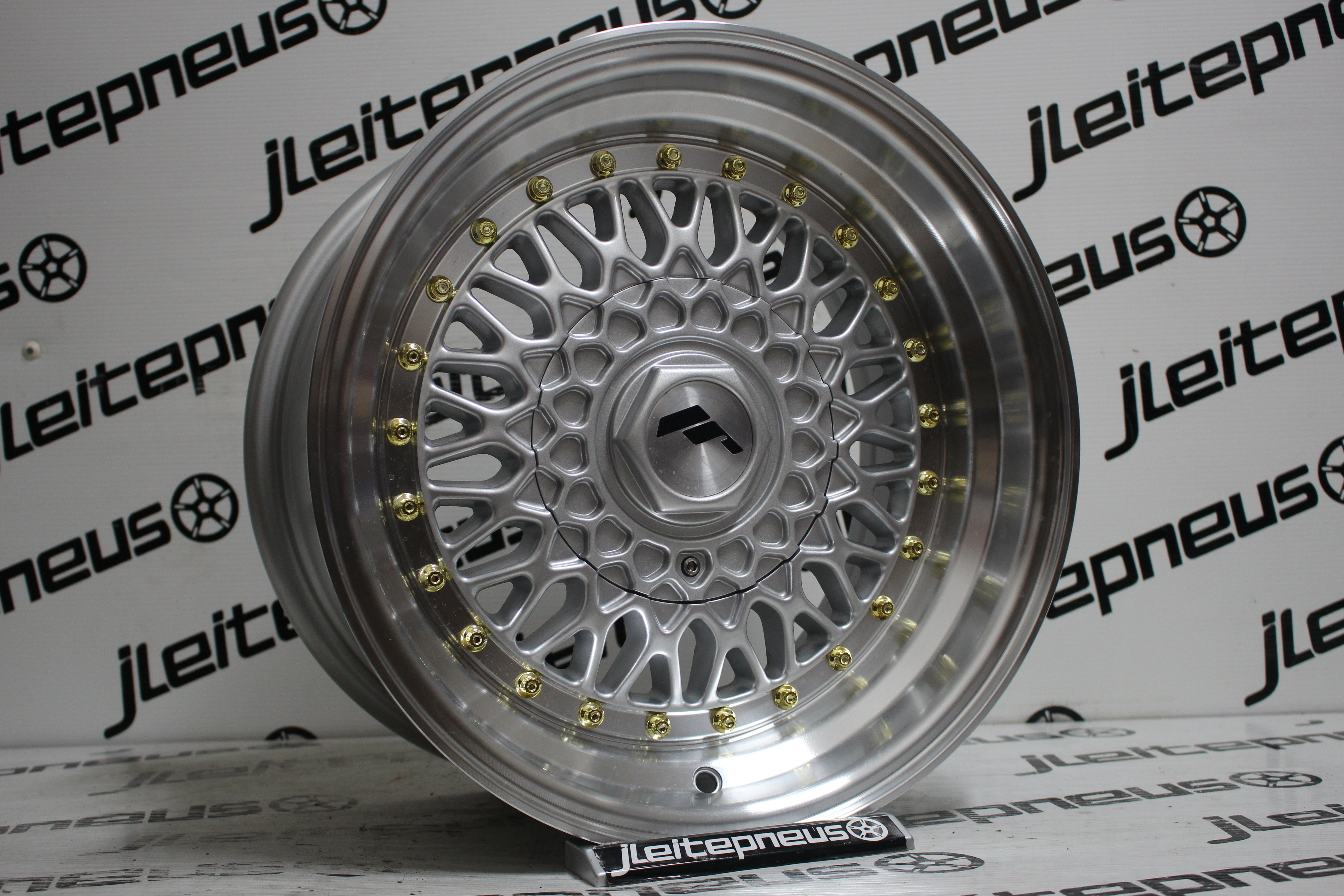 Jantes Novas JR Wheels JR9 15 4x100/114.3 7+8 ET20 - Fazemos Montagem/Envio