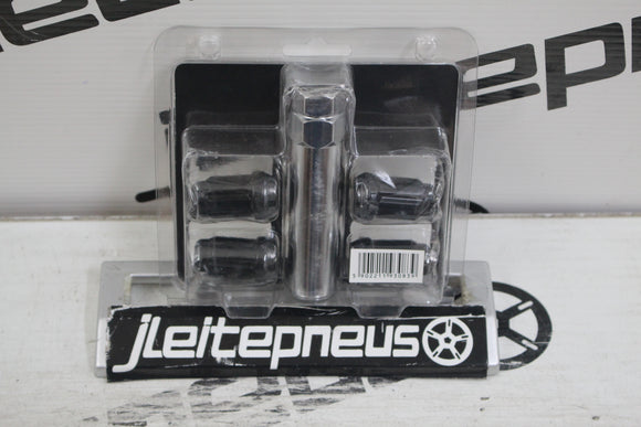 Kit Anti-Roubo JR Porcas M12x1.25 (Preto)