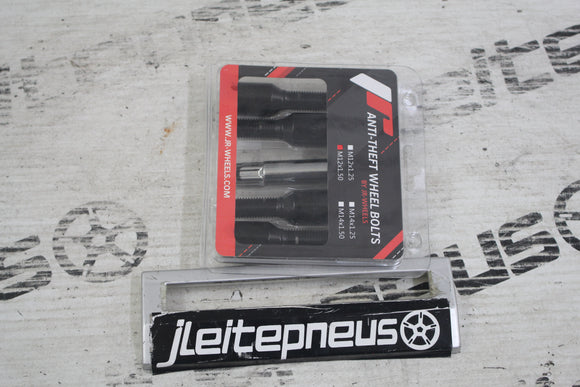 Kit Anti-Roubo JR Parafusos M12x1.50 (Preto)