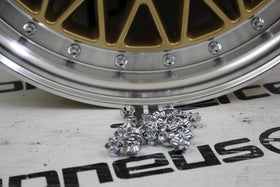 Kit de 21 rebites para JR23 - Chrome