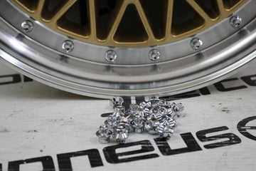 Kit de 21 rebites para JR23 - Chrome