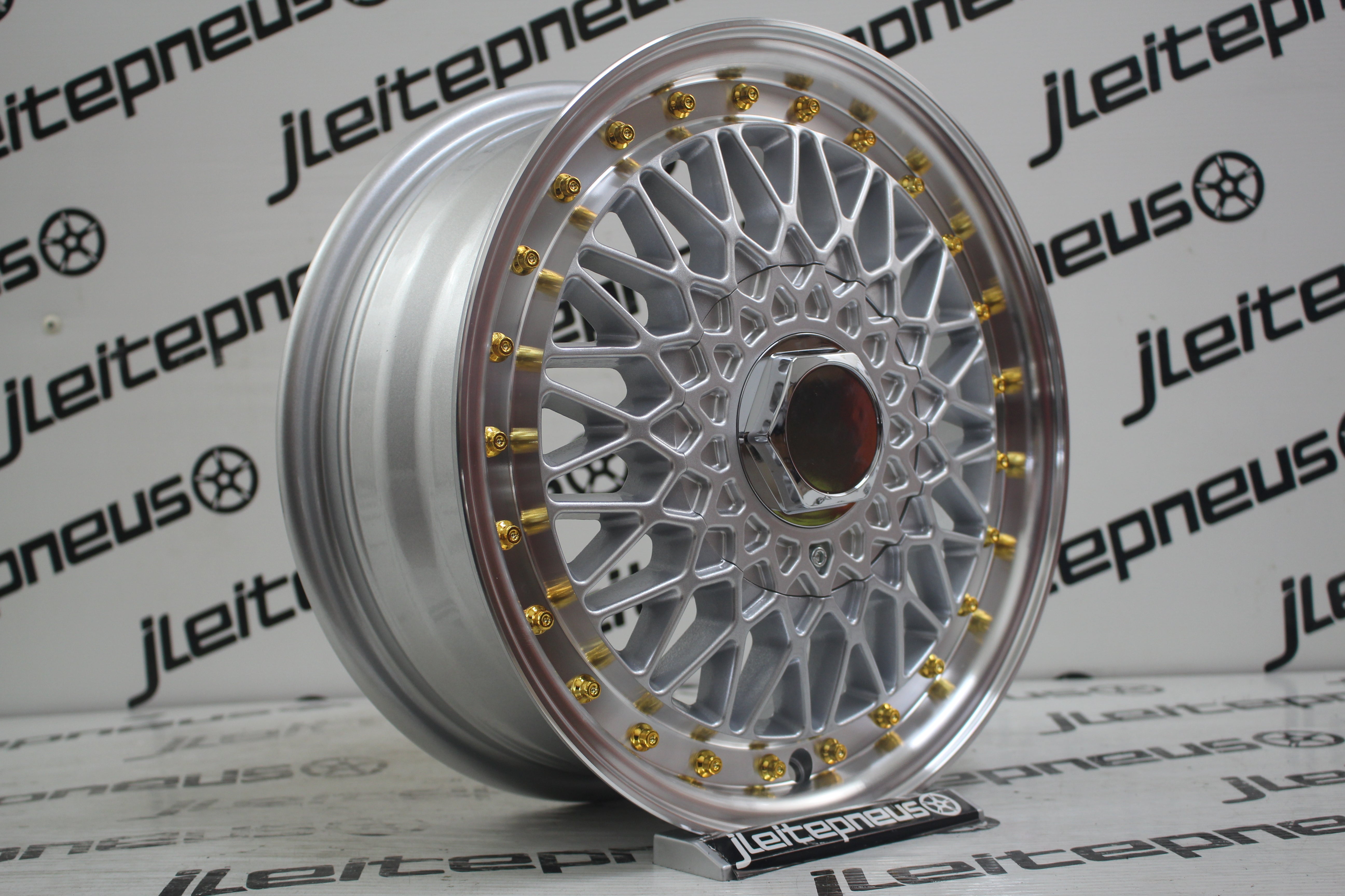 Jantes Novas Style BBS 14 4x100/114.3 5.5 ET30 - Fazemos Montagem/Envio