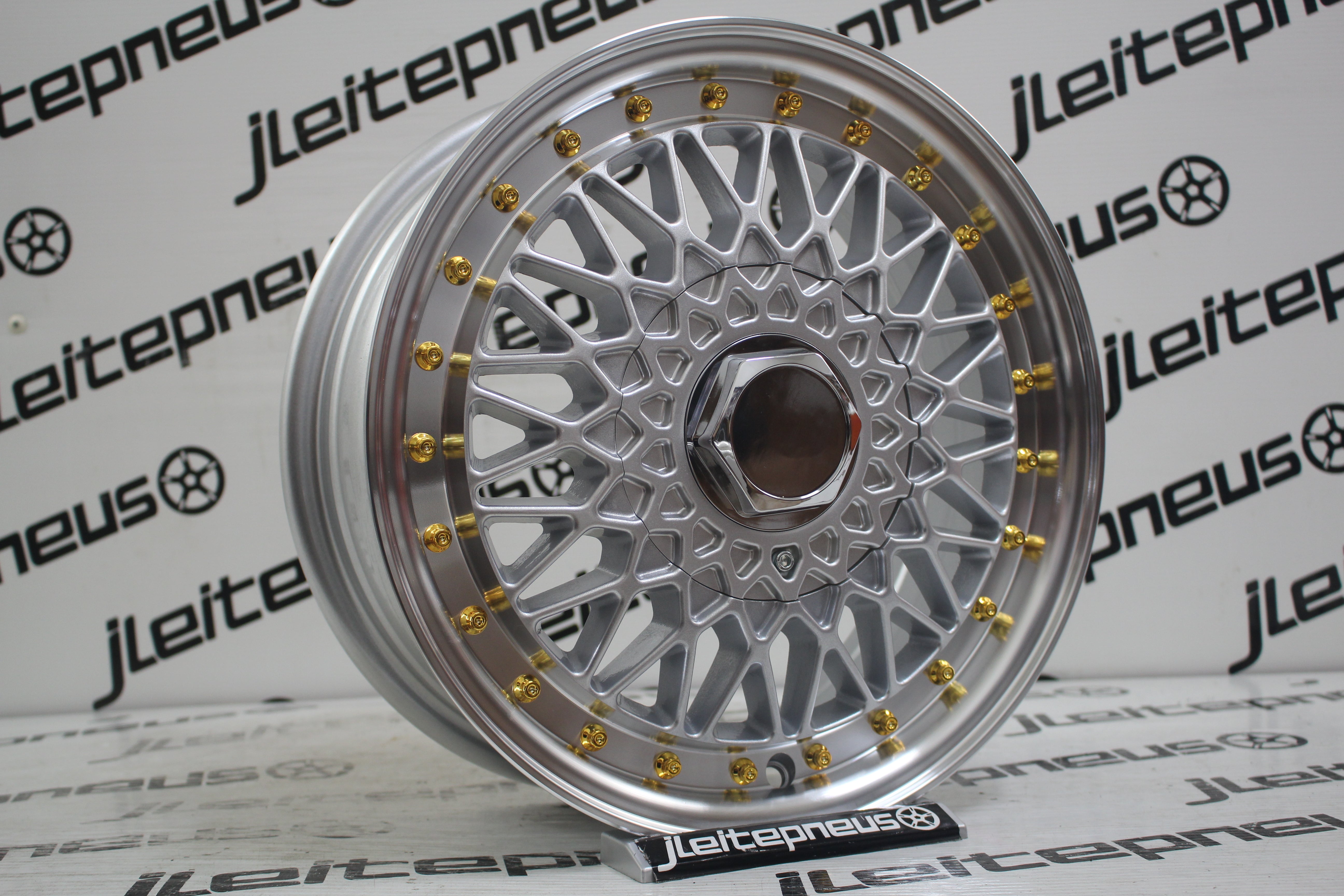 Jantes Novas Style BBS 14 4x100/114.3 5.5 ET30 - Fazemos Montagem/Envio