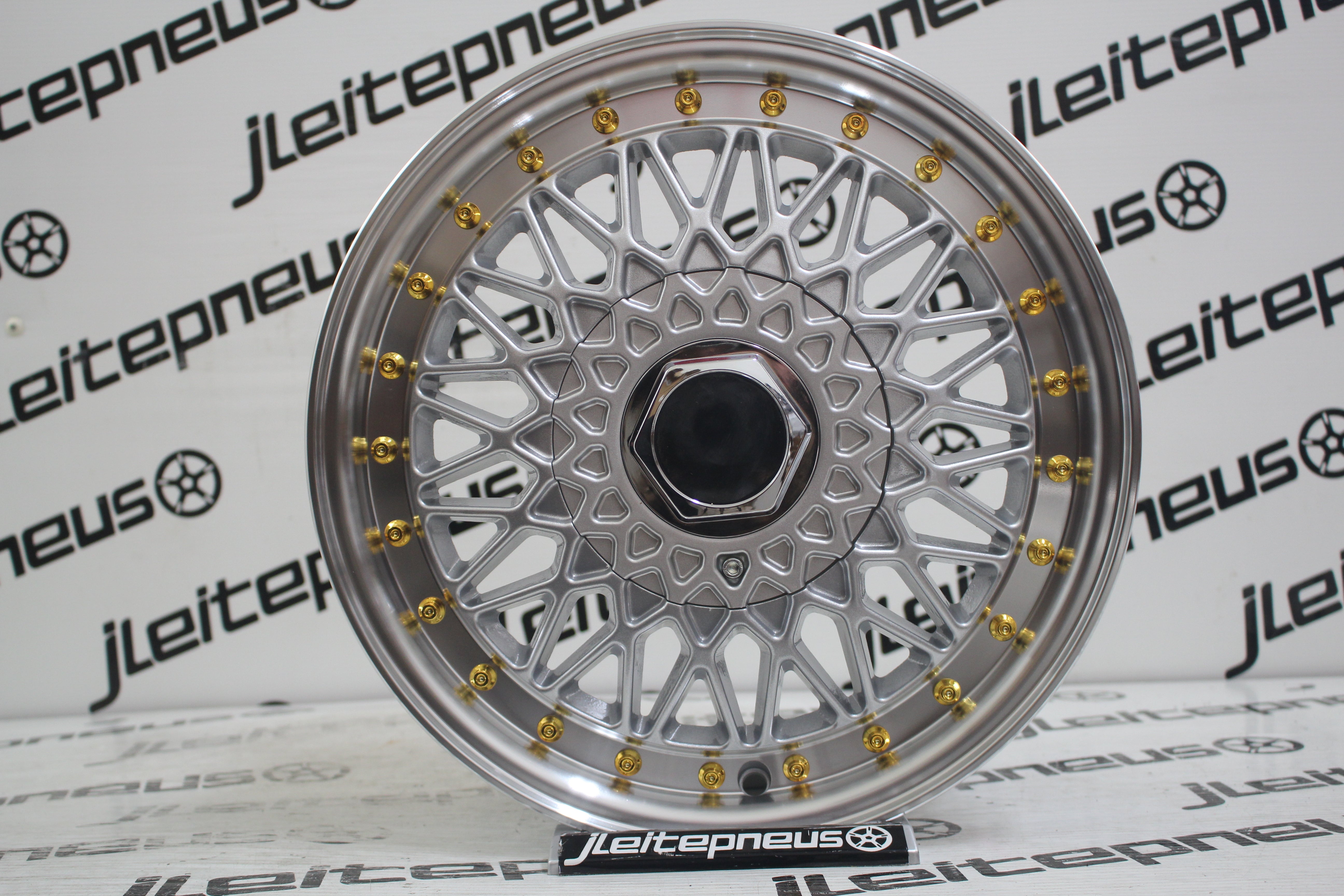 Jantes Novas Style BBS 14 4x100/114.3 5.5 ET30 - Fazemos Montagem/Envio