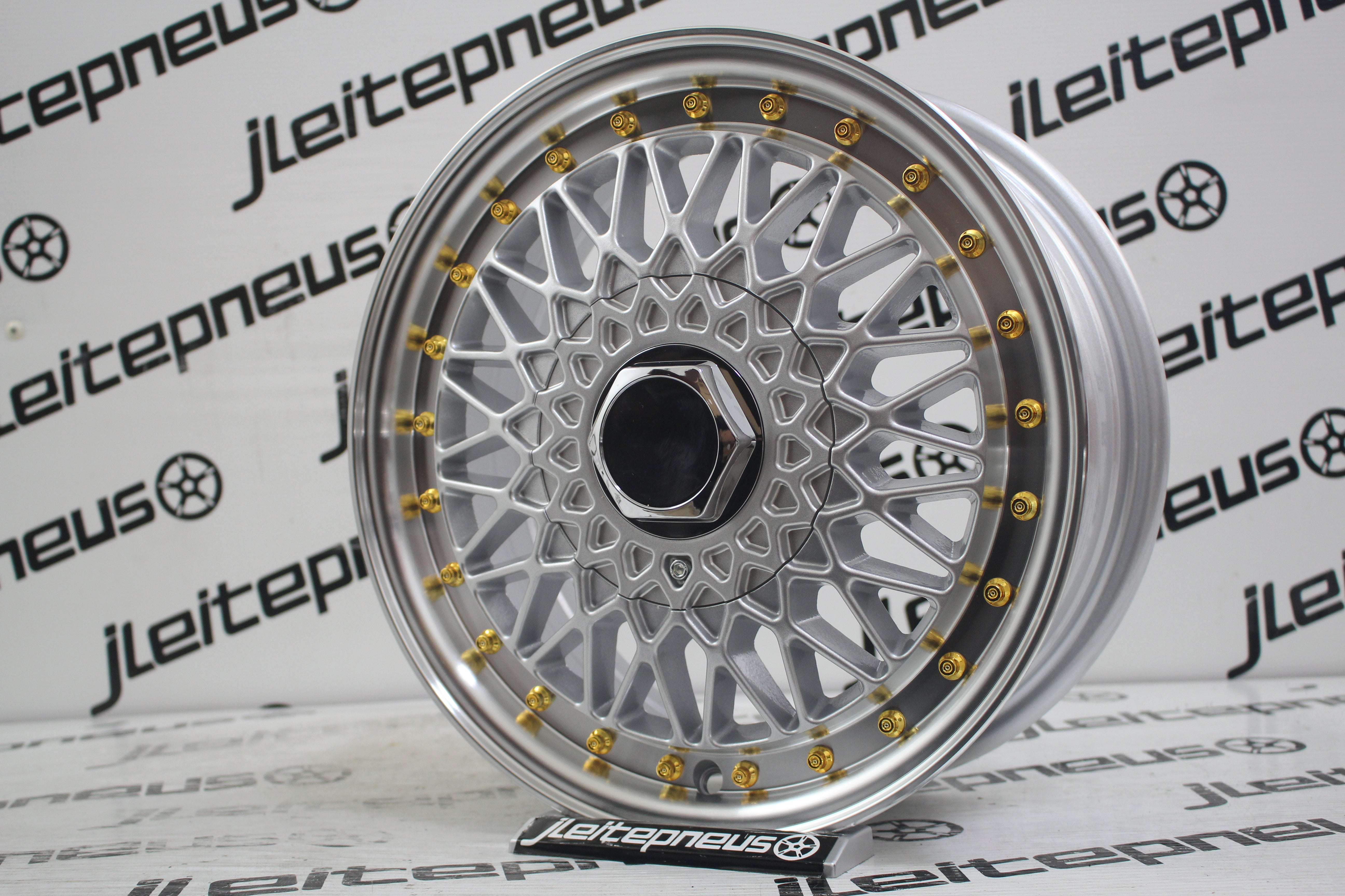 Jantes Novas Style BBS 14 4x100/114.3 5.5 ET30 - Fazemos Montagem/Envio