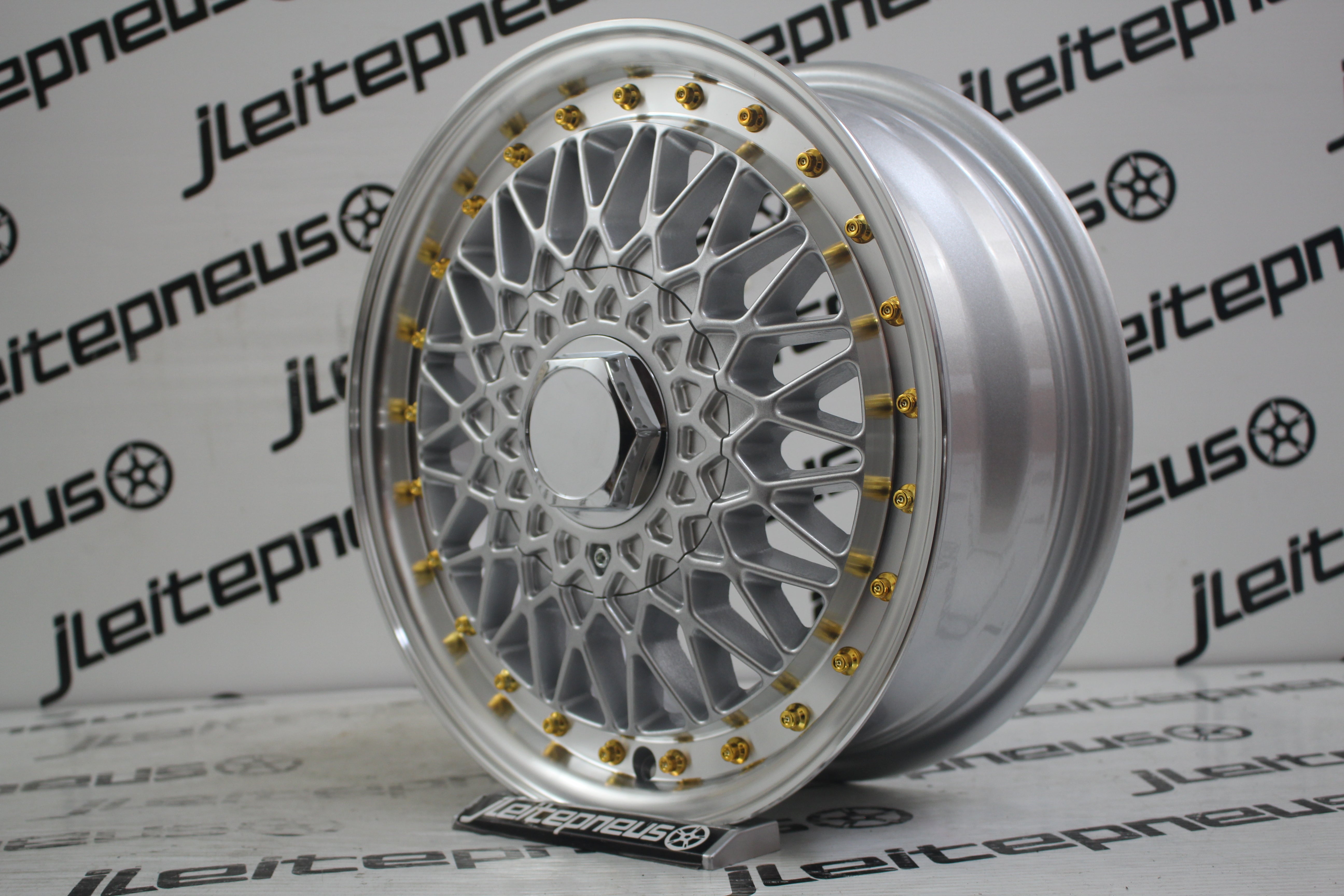 Jantes Novas Style BBS 14 4x100/114.3 5.5 ET30 - Fazemos Montagem/Envio